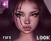 White Fur Fashion Baddie Animated Hair (fofo fits)