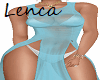 Azure sexy Long dress