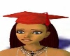 red graduation cap with