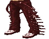 Red goth pants+shoes