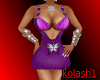 K*Sexy Dress Purple butt