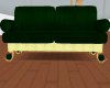 green gold sofa