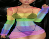 Beach Dress Rainbow V2