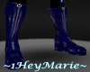 ~HM~PVC Boot P1 Blue