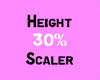 height 30 % scaler