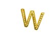 Letter W WOFI