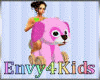 Kids Pink Ride Puppy Toy