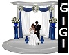 Wedding Arch Blue