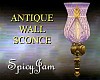Antique Wll Sconce Ppl