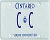 {SH} CC License Plate