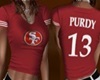 49ers womens Jersey top