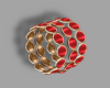 Precious Red Cuff - Left