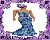 BSU Blue Lace Gown