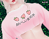 w. Pink Strawberry Top