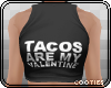 Tacos | Crop Singlet