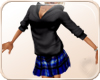 !NC Plaid Skirt Hoody B