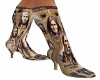Indian Chief Print Boots