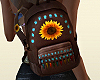 BoHo backpack Sunflowers