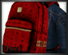 a1 red backpack