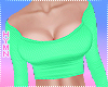 Busty Green Top