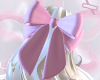 X ADD Hair Bow pink