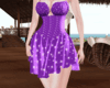 Purple short dress