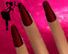 !LY Red Cranber Nails 2