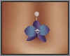 Black Orchid Belly Ring