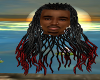 Long dread red tip