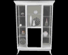 {F} WHITE CHINA CABINET