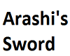 Arashi's sword