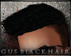 T| PULL black hair.