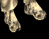 gold skull rave boots