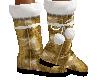!C-Santa Baby Boots Gold