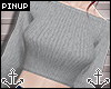 ⚓ | Knit Crop Grey