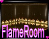 Dark Animated Flame Room