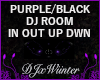 PURPLE/BLACK LRG DJ ROOM