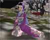 Violet Ribbon kimono
