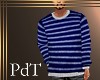 PdT Blue Striped Sweater