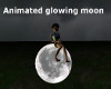 Animated glowing moon