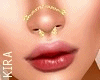 *k* Nose Piercings Gold