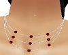 ruby/red necklace