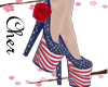 4th july usa shoes party