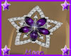 Amethyst Star Ring