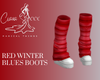Red Winter Blues Boots