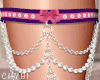 C~Pink/Pple Amore Garter