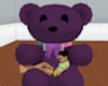 Dark purple teddy