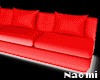 Red Lit Club Sofa