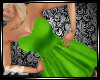 -M- Green Velour Dress