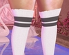 kneehigh white socks LLX
